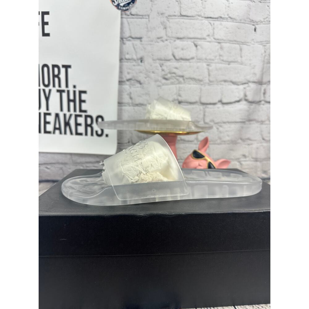 Coach Brand Ulyssa Clear Rubber Slides Slip On Slippers Womens Size 10 NEW W/BOX